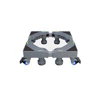 Washing Machine Base Adjustable Mobile Roller Stand 40-68cm Width/Depth 10-14cm Height Universal 4 Locking Wheels