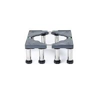 Washing Machine Base Frame Fridge Adjustable Base with 8 Stable Feet Height 15 cm Washing Machine Base 45-70 cm for Dryers, Tumble Dryers and Refrigerators (8 Feet, Height 15 cm)