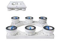 Washing Machine Base Fridge Trolley,One-Time Injection Molding,with Hidden Wheel,Shockproof and Movable,Suitable for Refrigerated Shelf Freezer Cabinet,Bearing Weight 250Kg Easy to Assemble/WHI