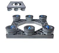 Washing Machine Base Fridge Trolley,One-Time Injection Molding,with Hidden Wheel,Shockproof and Movable,Suitable for Refrigerated Shelf Freezer Cabinet,Bearing Weight 250Kg Easy to Assemble/Bla