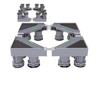 Washing Machine Base Multi Functional Adjustable Base Washing Machine Universal Bracket Lifting Refrigerator Drying(Grey Standard-12 legs)