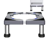 Washing Machine Base, Stainless Steel Dryer Stand Base, Washing Machine Stand, Heavy Duty Machine Stand with 4 Strong Feet, Mobile Refrigerator Stand for Household Appliances, Refrigerator,