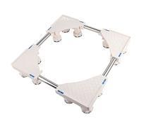 Washing Machine Base Stand Holder Rack Heavy Duty Adjustable Sturdy Support Platform for Automatic Washing Machine ABS Plastic 304 Stainless Steel 42 62cm 12 Feet