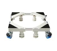 Washing Machine Base Storage Rack,Raised Bracket,Refrigerator Bracket,Tripod,Movable Universal Wheel(White,NO4)