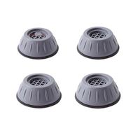 Washing Machine Base Washing Machine Anti Vibration Pads Non-Slip Rubber Leg Feet Support Dampers Stand Furniture Foot Base(4pcs Gray 8cm)