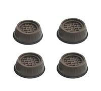 Washing Machine Base Washing Machine Anti Vibration Pads Non-Slip Rubber Leg Feet Support Dampers Stand Furniture Foot Base(4pcs Brown 8cm)