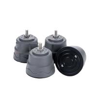 Washing Machine Base Washing Machine Base Elephant Foot High Table Shockproof Pad Plastic Stand for Bathroom Organization Fridge Freezer(Dark gray [4 pack] 7-9cm high)
