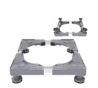Washing Machine Base Washing Machine Mobile Bracket Wave Wheel Drum Universal Lifting Multifunctional Shock-absorbing and Height Increasing Base Pad(Grey Mini-4 legs)