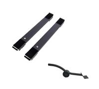 Washing Machine Base Washing Machine with Pulley Base Bracket 24 Universal Wheels Adjustable Furniture Moving Tools Home Organization Good Helper(BLACK SUIT)