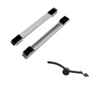 Washing Machine Base Washing Machine with Pulley Base Bracket 24 Universal Wheels Adjustable Furniture Moving Tools Home Organization Good Helper(GREY SUIT)