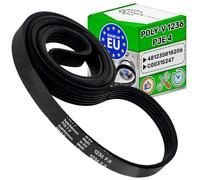 Washing Machine Belt Poly-V 1236 PJE 4 with the Original Code 481235818206 C00315247 for Whirlpool for Siemens for Bosch - MADE IN EU - Warranty 5 Years - ONIX TECH