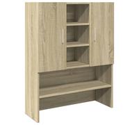 Washing Machine Cabinet Bathroom Cupboard Laundry Shelf Storage Rack vidaXL