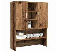 Washing Machine Cabinet Bathroom Cupboard Laundry Shelf Storage Rack vidaXL