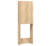 vidaXL Washing Machine Cabinet Sonoma Oak Bathroom Laundry Room Cupboard Shelf