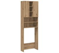 Washing Machine Cabinet Bathroom Laundry Room Cupboard Storage Rack vidaXL