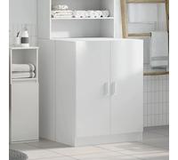 Washing Machine Cabinet Bathroom Laundry Room Cupboard Storage Rack vidaXL