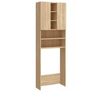 Washing Machine Cabinet Bathroom Laundry Room Cupboard Storage Rack vidaXL