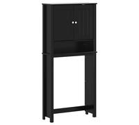 Washing Machine Cabinet Laundry Home Bathroom Cabinet BERG Solid Wood vidaXL