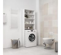 vidaXL Washing Machine Cabinet White 64x24x190 cm