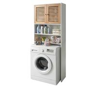 Washing machine cabinet, washer shelf, over-washer shelf, washer top unit