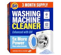Washing Machine Cleaner by Tide, Washer Machine Cleaner with Oxi for Front and Top Loader Washer Machines, Deep Cleaning Odor Eliminator, 3 Month Supply