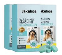 Washing Machine Cleaner Tablets, 36 Pack Deep Cleaning Descaler for HE Front & Top Load Washers, Removes Pet Hair Odor & Residue Buildup, Septic Safe