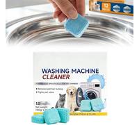 Washing Machine Cleaner Tablets for Pet Owners, 2026 Upgraded Washer Deep Cleaner, Deep Clean Washer Tub to Remove Residue Dirt Grime, Compatible with HE Top Load Front Load Washing Machines (1Box)