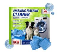 Washing Machine Cleaner Tablets Pack of 24 Fast Acting Deodorising