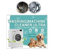 Washing Machine Cleaner,Washing Machine Fresh Tablets,Was-Hing Machine Clea-Ner That Removes Pet Hair,Washer Cleaner Tablets, Remove Dirt And Odors, For Top Load And Front Load Washer Cleaner