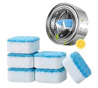 Washing Machine Cleaning Effervescent Tablets, 24 Pack Deep Descaler for He Front & Top Load Washer, Eco-Friendly Drum Cleaner Odor Control Septic Safe