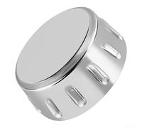 Washing Machine Control Knob Replacement Silver Metal for dial for Laundry Dryer Repair with Adaptors 70mm