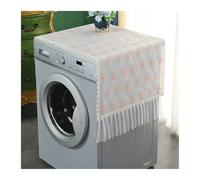 Washing Machine Cover 2 Pcs Lace Embroidery Washing Machine Covers Sunscreen Anti-slip Dust Cases For Protective Cover Decoration For Washing Machine(Mix color 3,55x145cm)