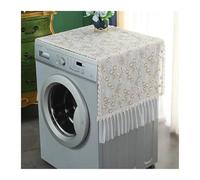 Washing Machine Cover 2 Pcs Lace Embroidery Washing Machine Covers Sunscreen Anti-slip Dust Cases For Protective Cover Decoration For Washing Machine(Mix color 5,60x145cm)