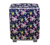 Washing Machine Cover 2pcs Double Cylinder Washing Machine Cover Drum Cloth Automatic Semi Opening Upper E6f9 For Washers(Blue B)