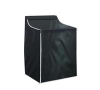 Washing Machine Cover 2pcs Washer/Dryer Cover For Top-loading Machine Waterproof, Sun-Proof,Suitable For Most Washers/Dryers On Market(Black)