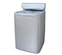 Washing Machine Cover 2pcs Washing Hine Sunscreen Cover Home Storage Washing Machine CaseFront Load Laundry Dryer Silver Waterproof Coating For Home(60 * 62 * 95cm)