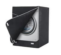 Washing Machine Cover - 3 Sides Protection Waterproof and Dustproof, Breathable and Durable Material, Ideal for Preserving the Device | Indoor Outdoor Balconies Terraces Garden Laundry Room Apartment