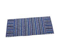 Washing Machine Cover Cotton Linen Blue Triangle 55 X 130 | Washable, Storage Bag Included, Bathroom and Kitchen Use, Decorative Modern Elegant Design