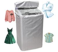 Washing Machine Cover: Heavy Duty Washing Machine Protection Box, Waterproof Dustproof Shield | Dryer Apparatus Solar Guard, Durable Washer Housing Wrap Pair