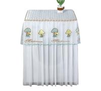 Washing Machine Cover Lace Waterproof Sun Protection Roller Washing Machine Cover Side Open Fully Automatic Universal(Color5,60x60x85CM)