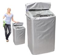 Washing Machine Cover - Machine Dustproof | Waterproof Polyester Dust Protector | Cover with Silver Coating Laundry in Multiple Sizes | Durable Protector for Washing Machines