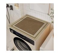 Washing Machine Cover Retro Washing Machine Cover Mat Cabinet Fridge Top Dust ProtectorDrain Pad Kitchen Dish Dry Mat Microwave Oven Cover For Washing Machine(Brown1)