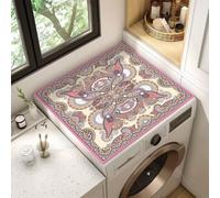 Washing Machine Cover,Washer And Dryer Countertop，Color 2：40 x50 cm | Scratch-Resistant,Quick-Drying,Washer Or Dryer Top Protector Mat,Non-Slip Laundry Room Shelf Pad,Universal,Kitchen,Bathroom