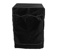 Washing Machine Cover Washer Dryer Cover Suit Most Front Load Suncreen All Weather Protection Black (63 x 68 x 100 cm)