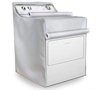Washing Machine Cover, Washer/Dryer Cover Waterproof UV Resistant Top-load & Front-load Washer Protection(Silver)