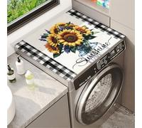Washing Machine Cover Washer Dryer Protective Mats Non-Slip Washer And Dryer Covers For The Top Cover Mat Pad For Kitchen Refrigerator Microwave Doormat Pet Feeding Mat (Color 3,60x90cm)