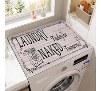 Washing Machine Cover Washing Machine Cover Washing Machine Pad Washing Machine Dryer Covers for the Top Can Be Cut to Size for Kitchens Bathrooms Coffee Table Microwave