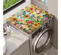 Washing Machine Cover Washing Machine Cover Washing Machine Pad Washing Machine Dryer Covers for the Top Can Be Cut to Size for Kitchens Bathrooms Coffee Table Microwave