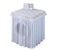 Washing Machine Cover Washing Machine Covers Embroidery Lining Lace All-Inclusive Drum Cover(Color1,60x55x80CM)