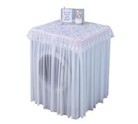 Washing Machine Cover Washing Machine Covers Embroidery Lining Lace All-Inclusive Drum Cover(Color2,60x60x85CM)